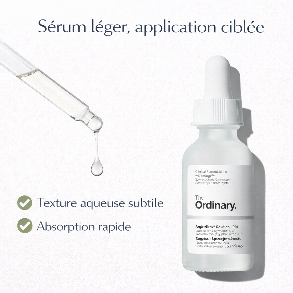 Sérum Argireline 10% The Ordinary – Anti-Rides & Lignes d’Expression