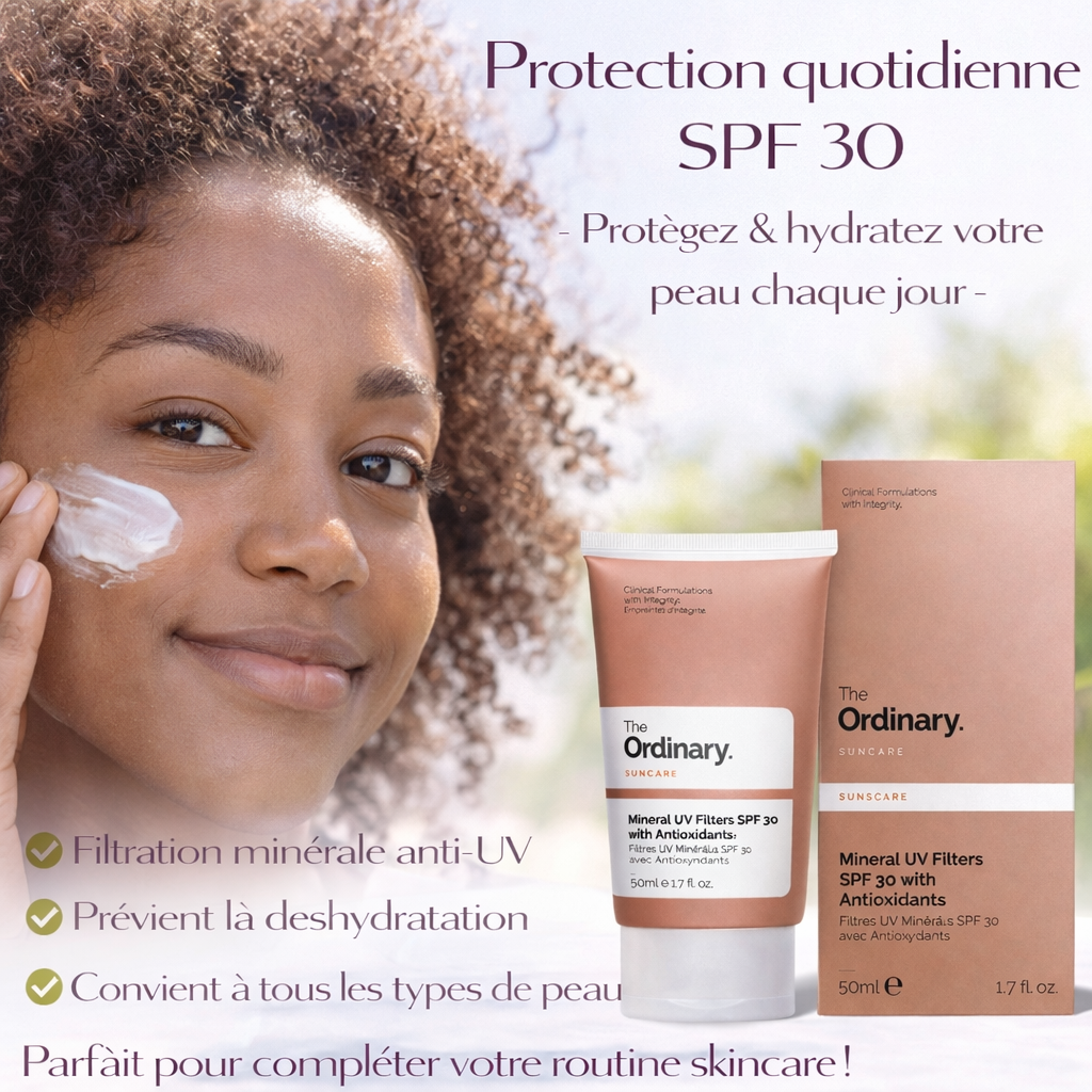 Crème Solaire SPF 30 The Ordinary – Protection UV & Hydratation Quotidienne Visage