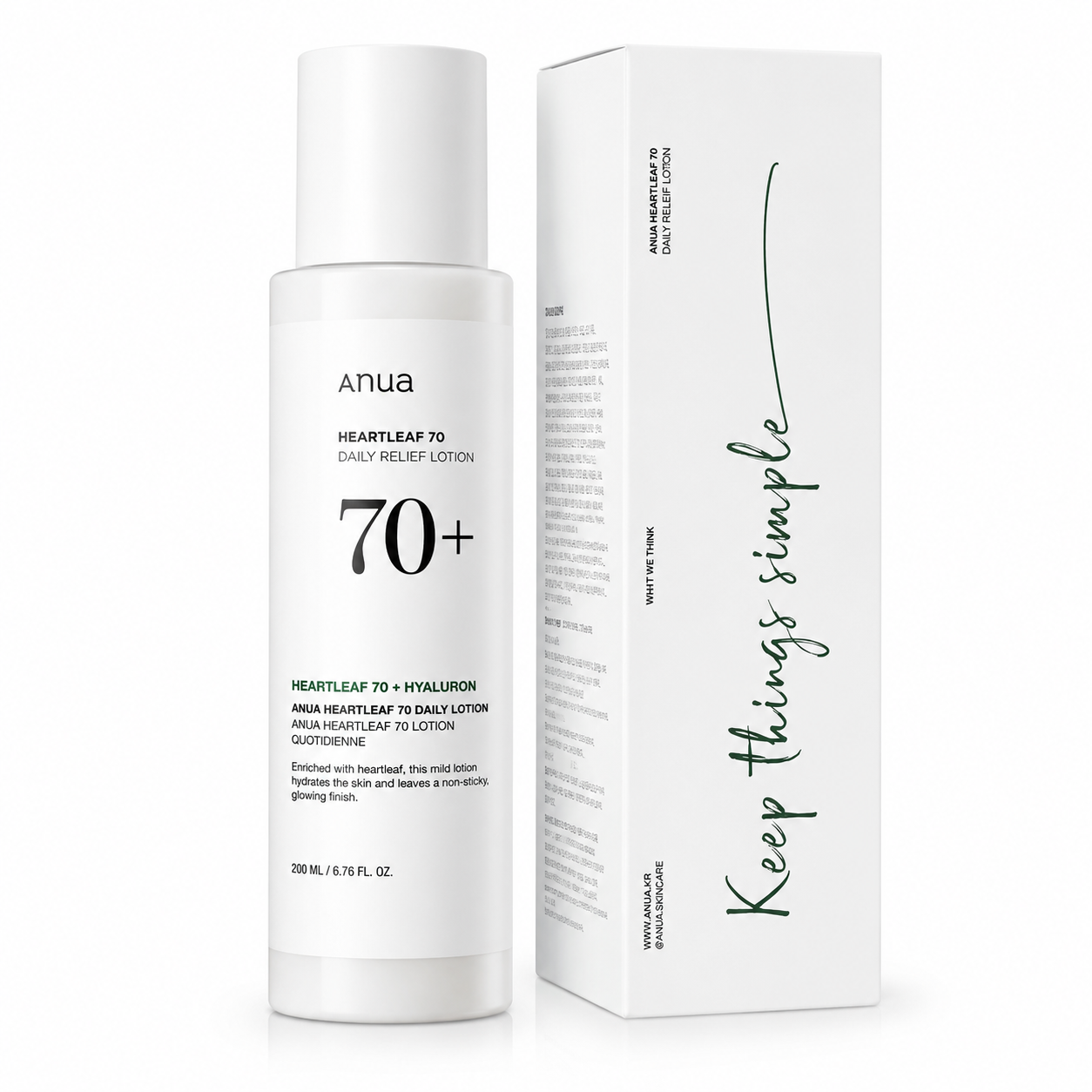 ANUA Heartleaf 70 Daily Relief Lotion - Lotion Hydratante Apaisante – 200ml