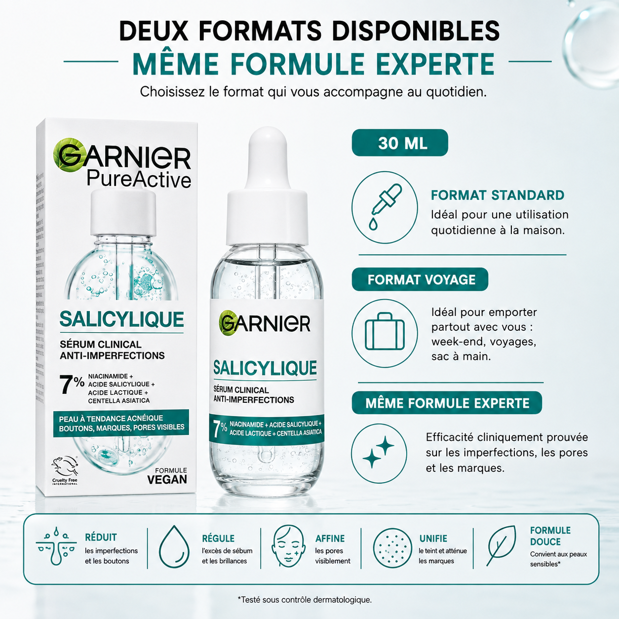 Garnier Pure Active Sérum Anti-Imperfections Salicylique – 30 ml
