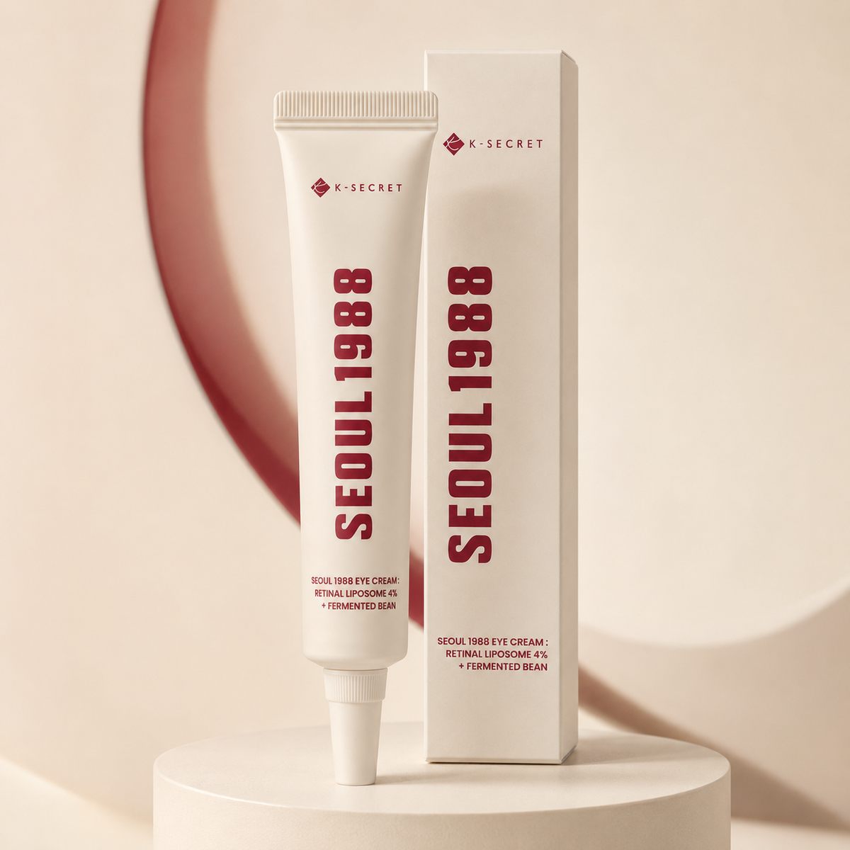 K-SECRET Seoul 1988 Eye Cream 30 ml – Crème Contour des Yeux au Rétinal Liposomé et Soja Fermenté