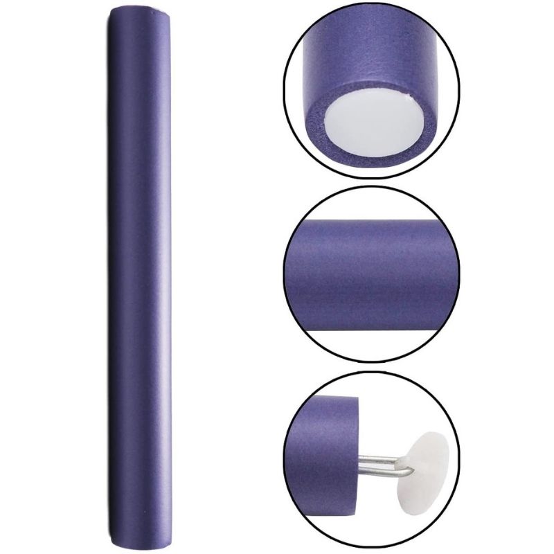 Lot de 10 - Bigoudis Flexibles en mousse sans chaleur - Flexi Rods 1.4 cm