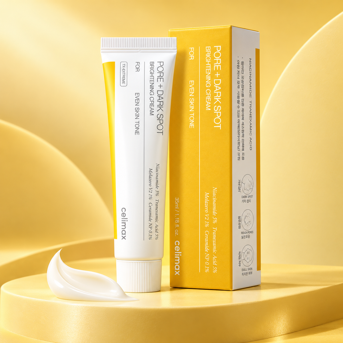 Celimax Pore+Dark Spot Brightening Cream 35 ml – Crème Correctrice Anti-Taches & Pores