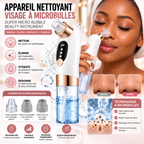 Appareil Nettoyant Visage à Microbulles – Aspirateur de Pores et Points Noirs Rechargeable USB