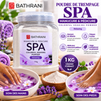 BATHRANI Poudre de Trempage SPA Manucure & Pédicure Relaxing – 1 kg