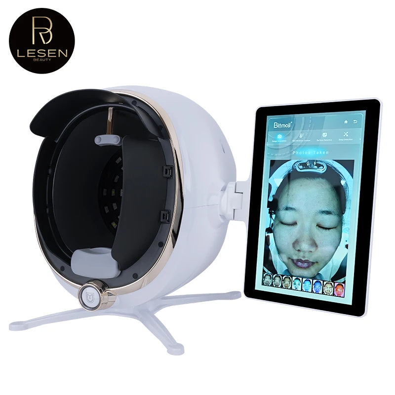 Système d'Analyse Cutanée 3D avec Écran LCD - Scanner Avancé pour une Détection Complète des Problèmes de Peau