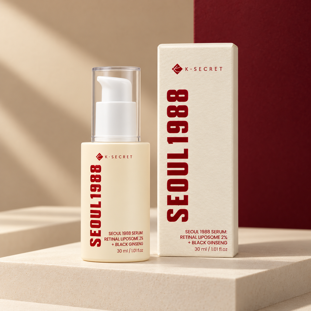 K-SECRET Seoul 1988 Serum – Retinal Liposome 2% + Black Ginseng – 30 ml