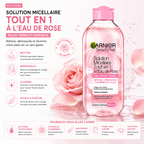 Garnier SkinActive Solution Micellaire Tout-en-1 à l’Eau de Rose – 400 ml