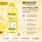 Garnier SkinActive Eau Micellaire Nettoyante à la Vitamine C – 400 ml