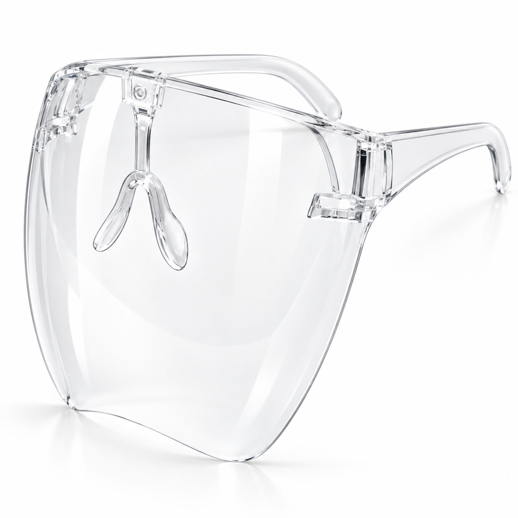 Visière de Protection Transparente pour Prothésiste Ongulaire – Protection Visage &amp; Yeux