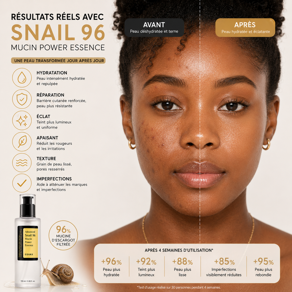 COSRX Advanced Snail 96 Mucin Power Essence – Essence Réparatrice 100ml