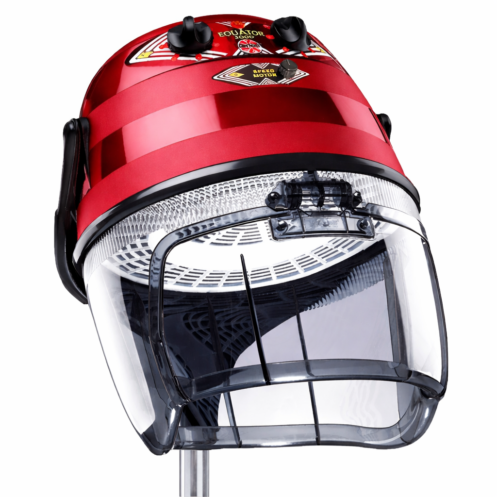 Casque Sèche-Cheveux Professionnel sur Pied EQUATOR – 3000W avec Minuterie & Air Froid