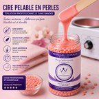Cire Pelable en Perles Rose – Cire Épilation Sans Bandes Usage Professionnel