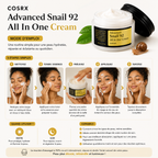 COSRX Advanced Snail 92 All In One Cream – Crème Réparatrice 100g