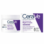 CeraVe Crème de Nuit Régénératrice – Hydratation & Anti-Âge – Peaux Normales à Sèches 35g