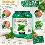 DR.MEINAIER Gommage Corps & Pieds au Sucre Menthe 4 kg – Foot & Body Scrub Professionnel