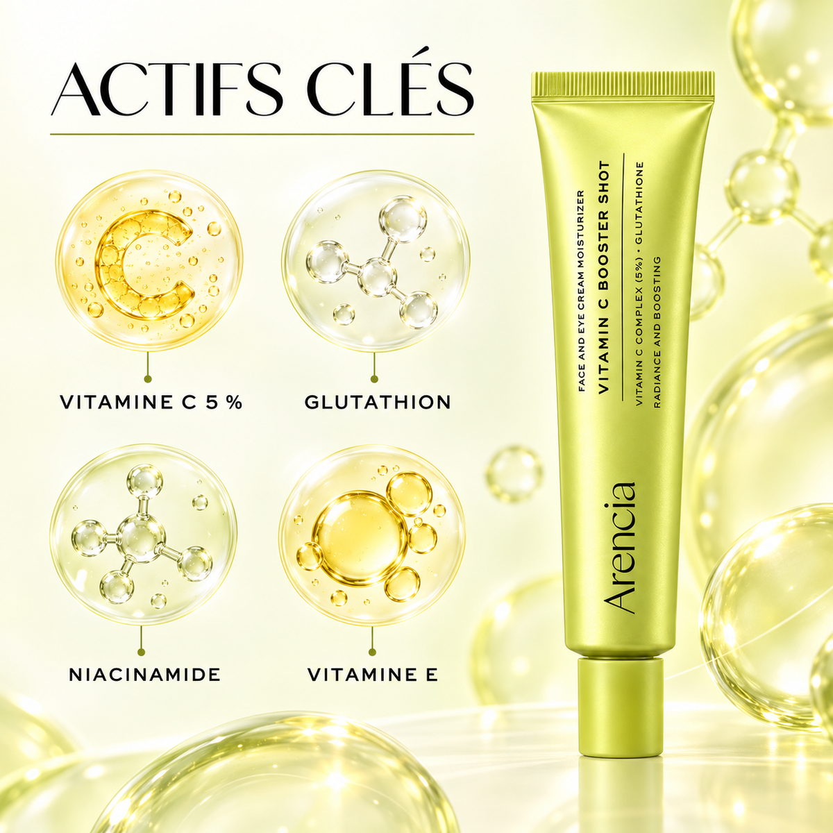 Arencia Vitamin C Booster Shot 30 ml – Soin Booster Éclat & Fermeté