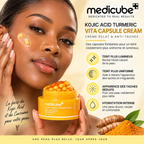Medicube Kojic Acid Turmeric Vita Capsule Cream – Crème Éclat & Anti-Taches – 53 g