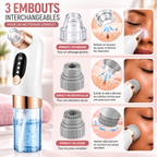 Appareil Nettoyant Visage à Microbulles – Aspirateur de Pores et Points Noirs Rechargeable USB