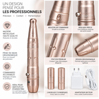 Dermographe PMU Professionnel Sans Fil & Filaire – Machine Maquillage Permanent Sourcils & Lèvres