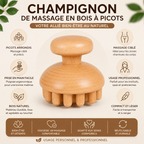 Champignon de Massage en Bois à Picots – Madérothérapie Corps