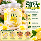 Fleurs de Savon Spa au Citron Mains & Pieds – Lemon Soap Flowers – 220 g / 800 g