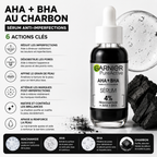Garnier Pure Active Sérum Anti-Imperfections AHA + BHA au Charbon – 30 ml