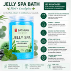 Bathrani Jelly Spa Bath – Mint + Eucalyptus | Bain de Pieds En Gelée Rafraîchissant 230 g