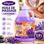 Ketingmei Huile de Massage Corps à la Lavande – Grand Format 3,8 L