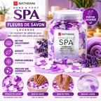 BATHRANI Fleurs de Savon Spa Lavande Mains & Pieds 220 g