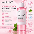 Medicube PDRN Pink Cica Soothing Toner – Tonique Apaisant, Hydratant & Éclat – 250 ml