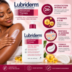 LUBRIDERM Advanced Therapy Lotion – Lait Corporel Hydratation Intense 24H pour Peaux Très Sèches – 473 ml