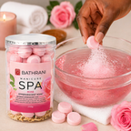 Billes Effervescentes Spa Rose 250g – Bain Mains & Pieds Hydratant & Relaxant