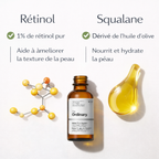 Sérum Rétinol 1% dans Squalane The Ordinary – Lisse & Améliore la Texture de la Peau