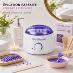 Chauffe-Cire Professionnel 100W – Pot Épilatoire Électrique (Blanc, Rose, Bleu)
