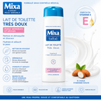 Mixa Lait De Toilette Très Doux 300ml – Nettoyant & Démaquillant Doux Pour Peaux Sensibles