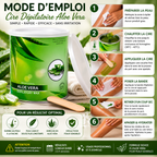 Cire Dépilatoire Professionnelle Aloe Vera 800 g – Peaux Sensibles