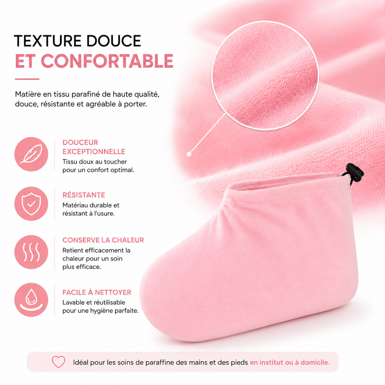 Bottillons Thermiques Pour Soin À La Paraffine – Paire Professionnelle