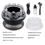 Shinon SH-2678 Tondeuse Rasoir pour Chauves - Machine à Raser Rotative Étanche Rechargeable