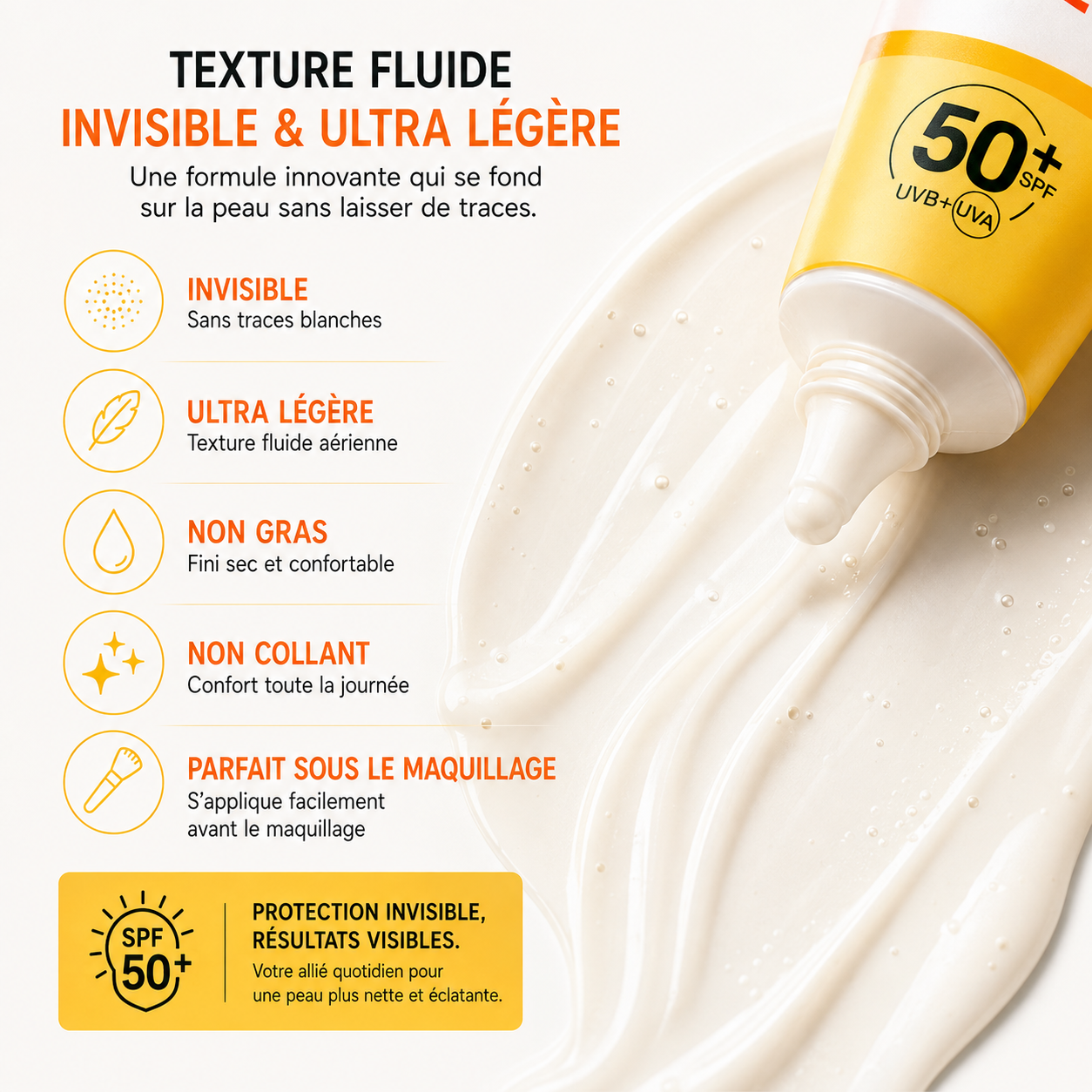 Garnier Vitamine C Fluide Anti-UV Quotidien Invisible SPF50+ – 40 ml