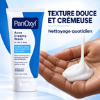 PanOxyl Acne Creamy Wash 4 % – Nettoyant Crémeux Anti-Imperfections Visage & Corps – 170 g