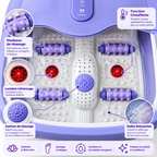 Bain de Pieds Pliable Chauffant avec Massage – Spa Pédicure Électrique