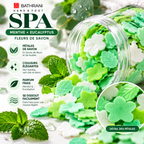 BATHRANI Fleurs de Savon Spa Menthe & Eucalyptus Mains & Pieds 220 g / 800g