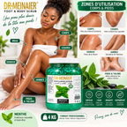 DR.MEINAIER Gommage Corps & Pieds au Sucre Menthe 4 kg – Foot & Body Scrub Professionnel