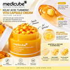Medicube Kojic Acid Turmeric Vita Capsule Cream – Crème Éclat & Anti-Taches – 53 g