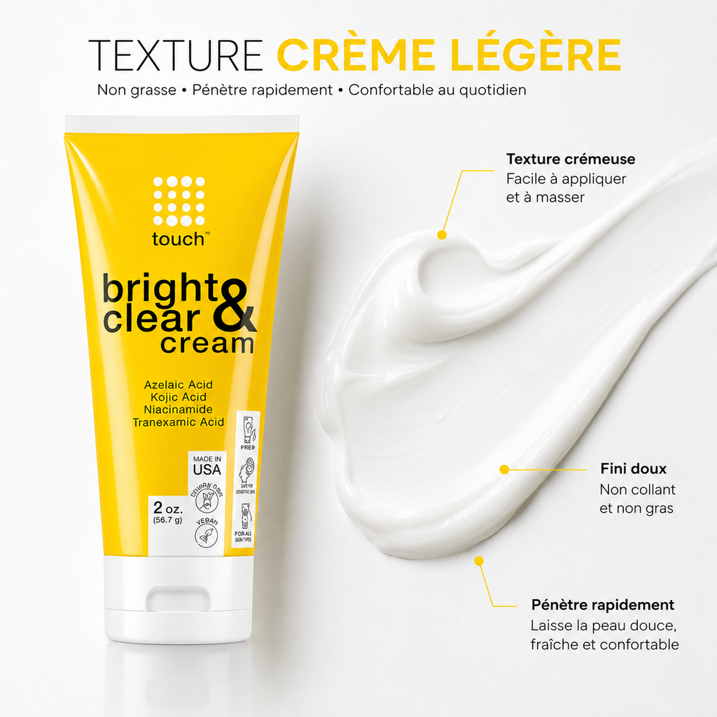 Touch Bright & Clear Cream 56,7 g – Crème Correctrice Anti-Imperfections & Taches Visage