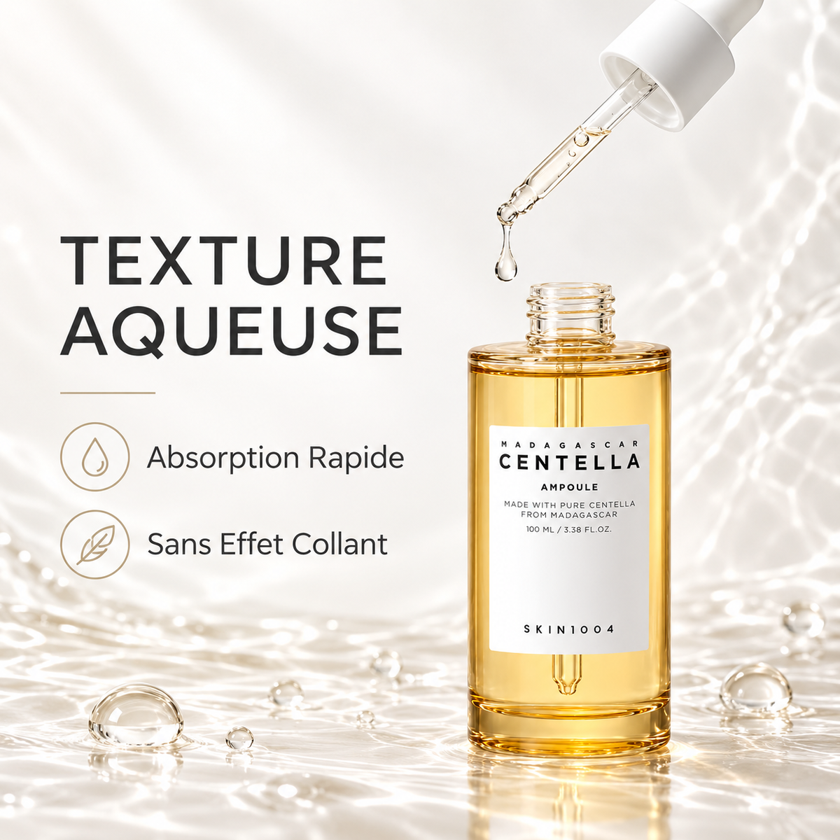 SKIN1004 Madagascar Centella Ampoule – Ampoule Apaisante et Hydratante 100 ml