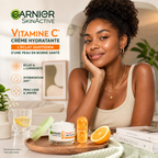 Garnier SkinActive Vitamine C – Crème Hydratante Certifiée Bio Éclat Quotidien