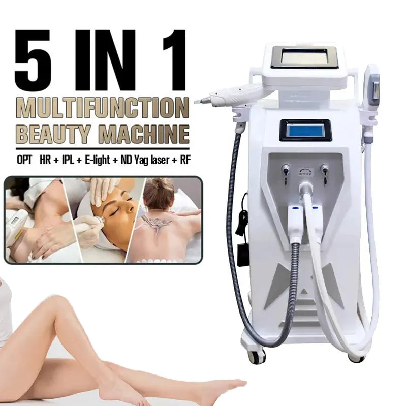 Machine Professionnelle 5 en 1 – Épilation Définitive & Rajeunissement de la Peau
