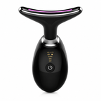Appareil de Massage Visage LED & EMS 7 Couleurs – Outil Beauté Électrique Éclat & Détente (Blanc / Noir / Rouge)